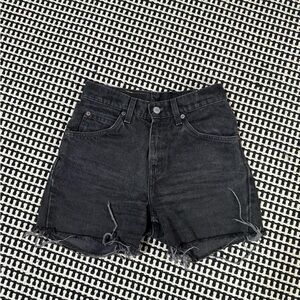 Orange Tab Vintage Levi’s Black Shorts
